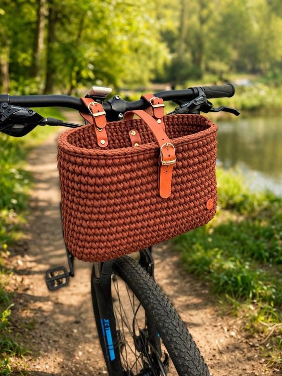 bolsa-bikepacking-178ajf-1.jpg Bolsa para manillar de bicicleta, bolsas para bikepacking, bolsa de herramientas, regalo para ciclistas, cesta para bicicleta, cesta de crochet, organizador de almacenamiento Etsy España - Imagen 1