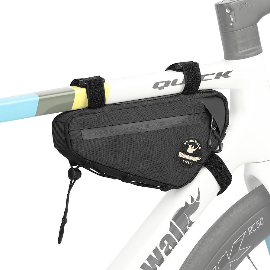 bolsa-cuadro-bici-999ncu-1.jpg ENJOHOS Bolsa Bicicleta Cuadro, Bolsa Triangular Cuadro Bicicleta MTB Impermeable, Bolsas de Marco de Tubo Delantero para Bicicletas de Montaña, Carretera, Gravel Bike, Ciclismo Accesorios, Negro : Amazon.es: Deportes y aire libre - Imagen 1