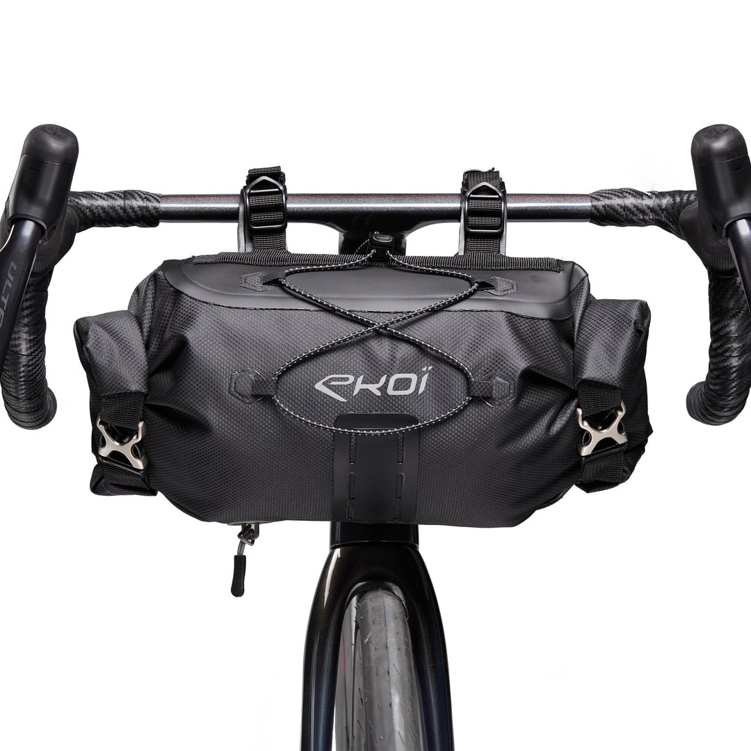 bolsa-manillar-bikepacking-398imd-1.jpg Bolsa de manillar EKOI Racing GRAVEL BIKE PACKING EXPLORER Negra 8L EKOI - Imagen 1