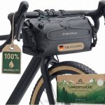 BIKEPACK Bolsa de Manillar Bicicleta 7,5 L – Impermeable | Doble roll top con separación interior para bikepacking, gravel y MTB : Amazon.es: Deportes y aire libre