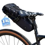 Desing Wish 8,8L Bolsa Sillin Bicicleta Carretera Montaña MTB Bolsa Herramientas Bicicleta Bikepacking Bolsa Transporte Bolsa Almacenamiento para MTB Accesorios : Amazon.es: Deportes y aire libre