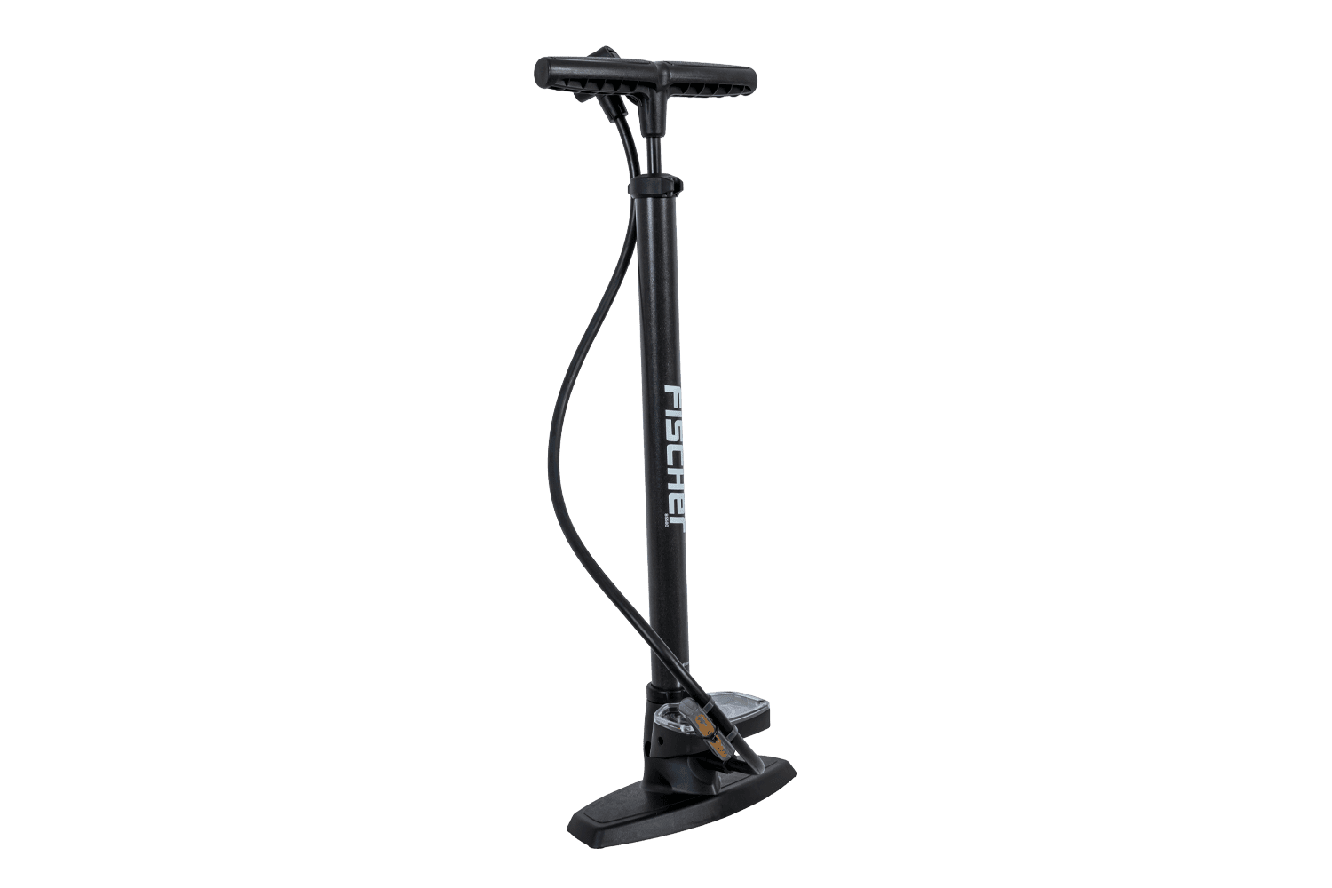 bomba-bici-246abq.png Bomba de aire universal para bicicleta con manómetro FISCHER 85580 - Imagen 1