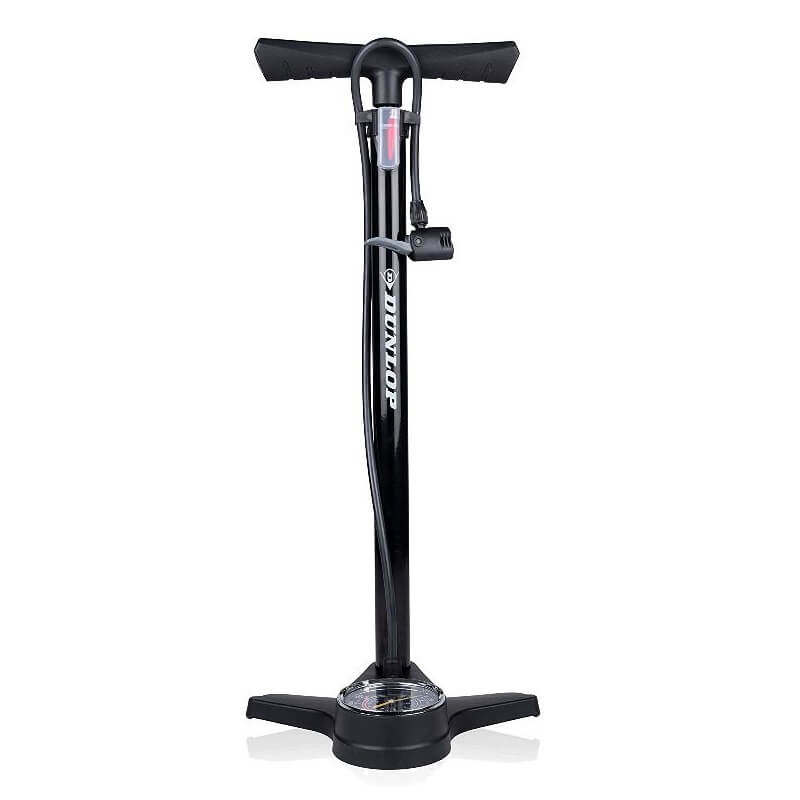 bomba-de-bicicletas-919myp-1.jpg Bomba inflador bicicleta con manómetro Dunlop - Imagen 1