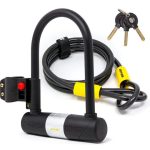 Candado Bicicleta En U 16mm Con Soporte, Cadena De Acero De 1,2 M Y 3 Llaves De Alta Seguridad Amarillo Sigtuna con Ofertas en Carrefour | Ofertas Carrefour Online