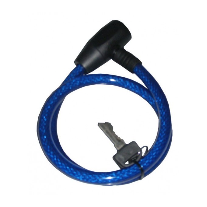 candado-para-bici-732pgi-1.jpg Candado Bicicleta de Cable 80 cm Azul | Fotona - Imagen 1