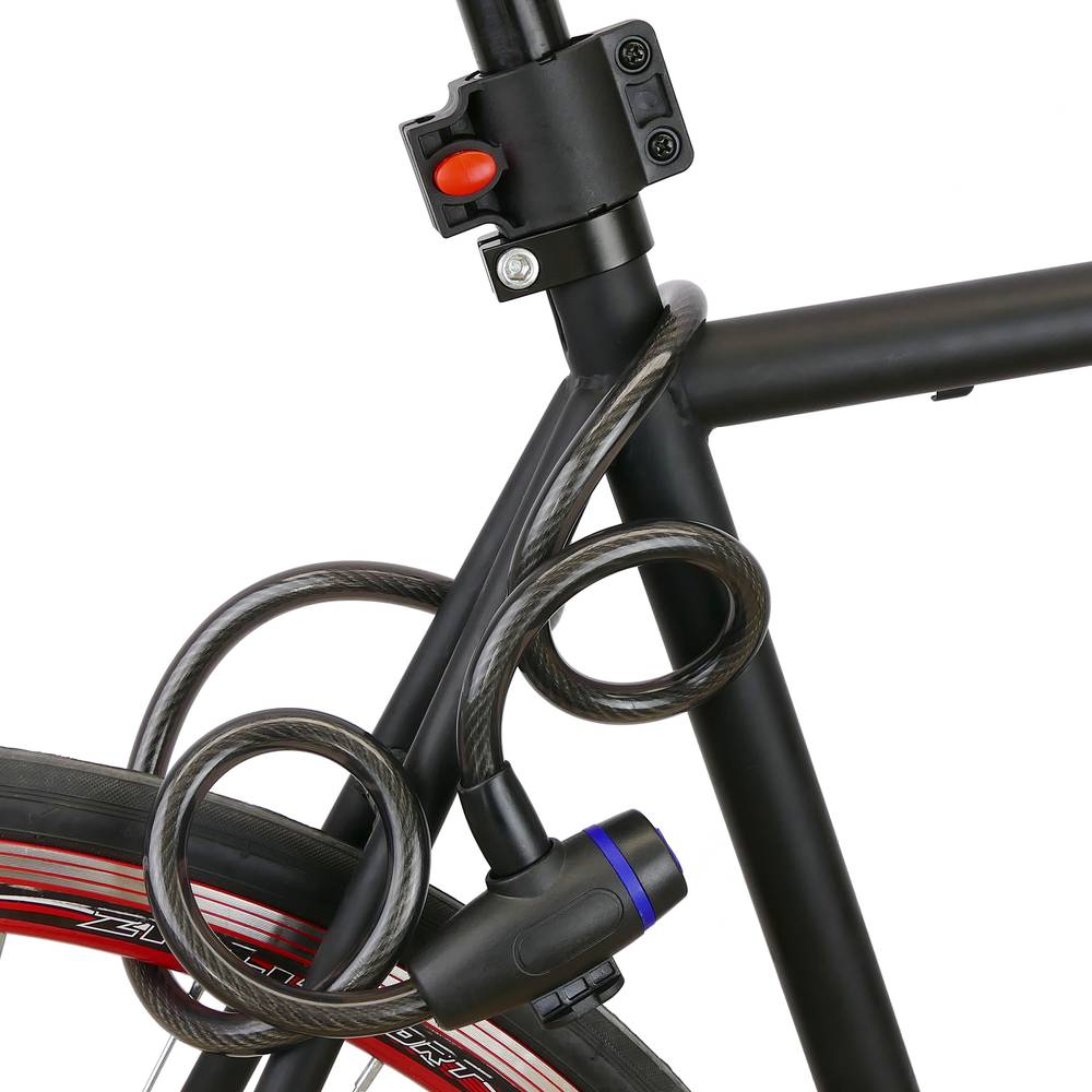 candado-para-bici-750ema-1.jpg Cable antirrobo de acero con candado para bicicleta 12x1200mm llave Cablematic - Imagen 1