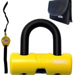 MINI CANDADO U ABUS 45mm AMARILLO