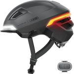 Casco Abus HYP E urbano con luz integrada – Seguridad y visibilidad en bici