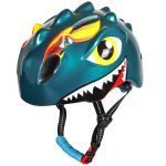 Casco infantil para bicicleta Niños Verde Dino Extra Small 46 51 cm