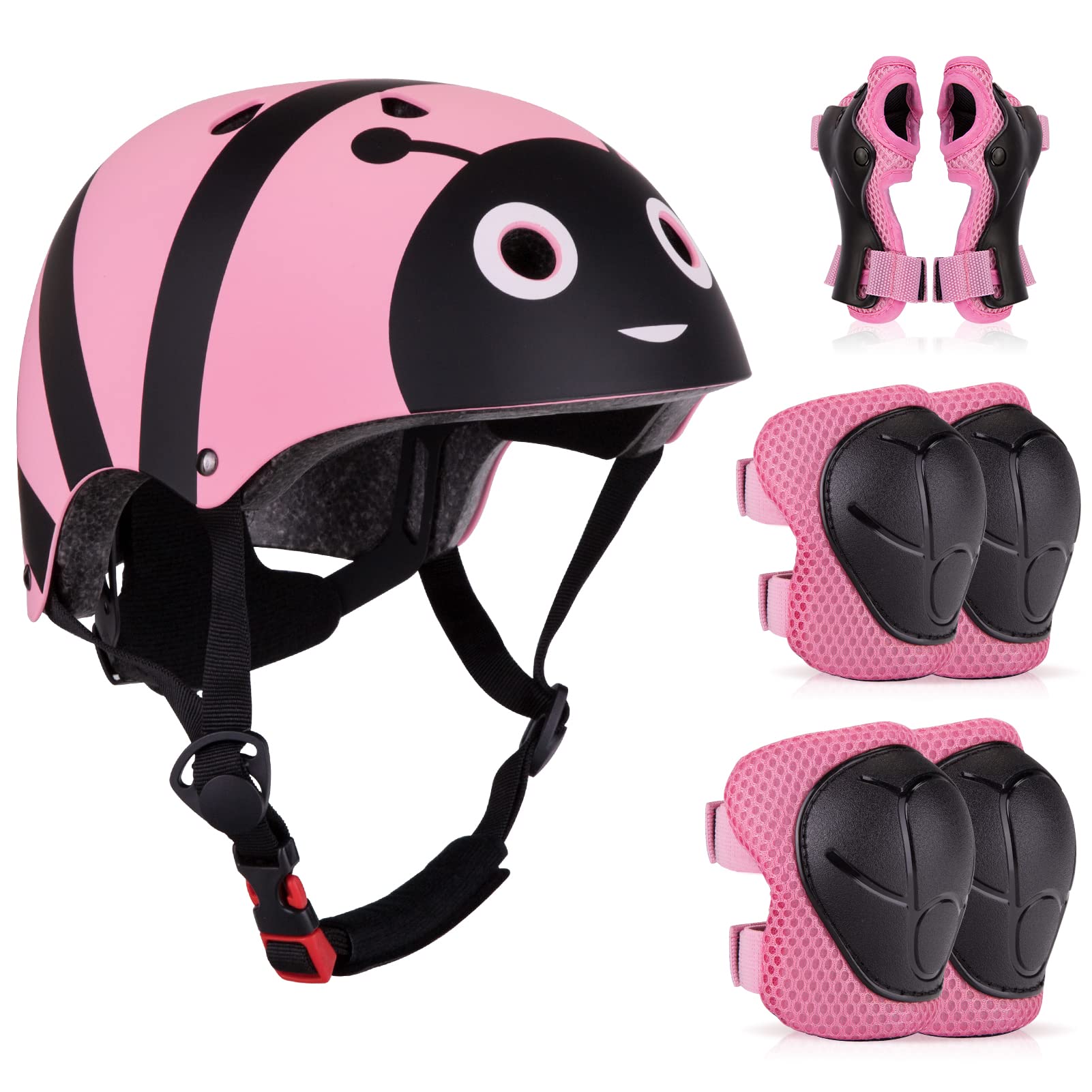 casco-bebe-bicicleta-713xla-1.jpg LZDMY Casco Bici Niño, Casco Bicicleta para Niños de 2 3 4 5 años | Cascos Infantiles de Protección para Patines Patinete Patinaje Ciclismo Monopatín Scooter Deportes, Regalo Bebe (Set Rosa) : - Imagen 1