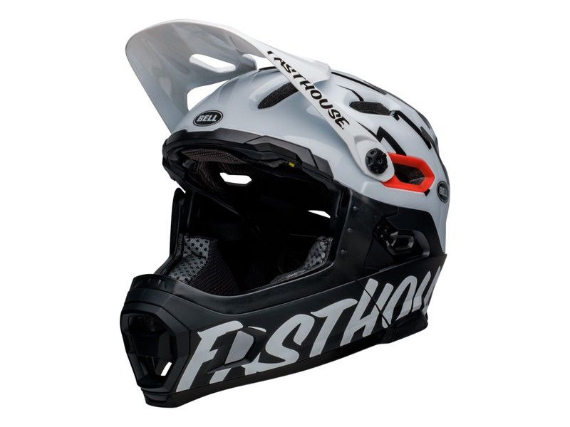 casco-bell-bicicleta-471jdh-1.jpg Casco Bell Super Dh Mips Spherical Prime Negro/Blanco Fasthouse — Ebike On - Imagen 1