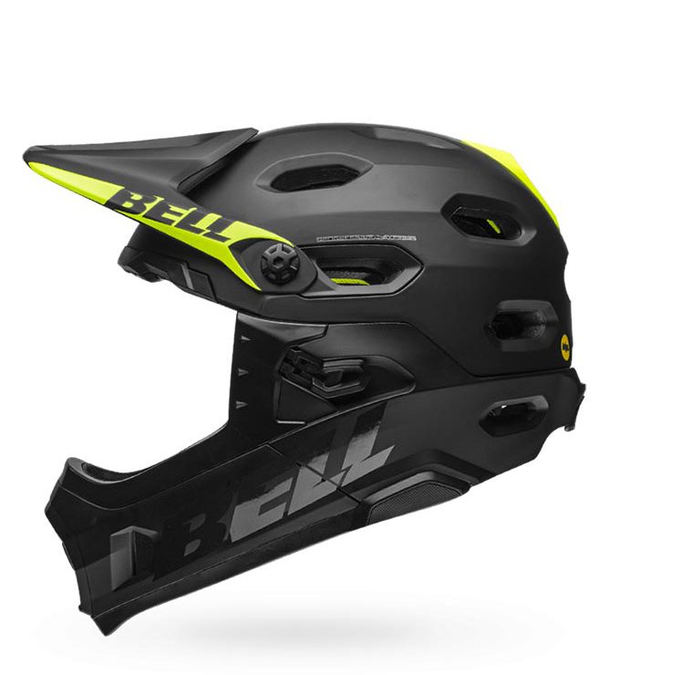 casco-bell-bicicleta-513rzw-1.jpg Casco Bell Super DH MIPS Spherical Negro Mate/Flúor - Imagen 1