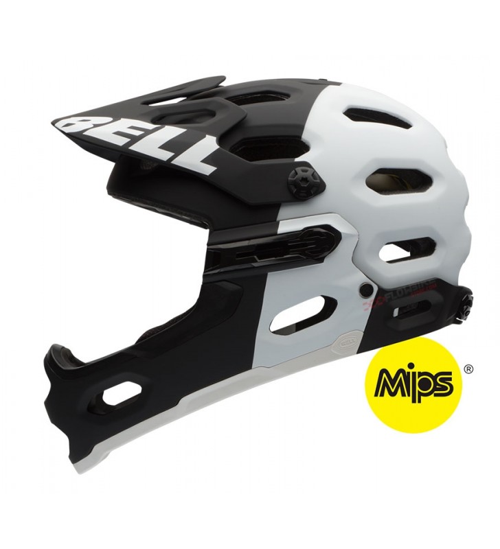 casco-bell-bicicleta-703pbx-1.jpg Casco Bell SUPER 2R MIPS Blanco (Desmontable) - Imagen 1