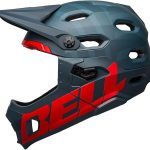Bell Bike Super Dh MIPS Cascos esféricos para bicicleta, color azul mate/carmesí, talla S : Amazon.es: Deportes y aire libre