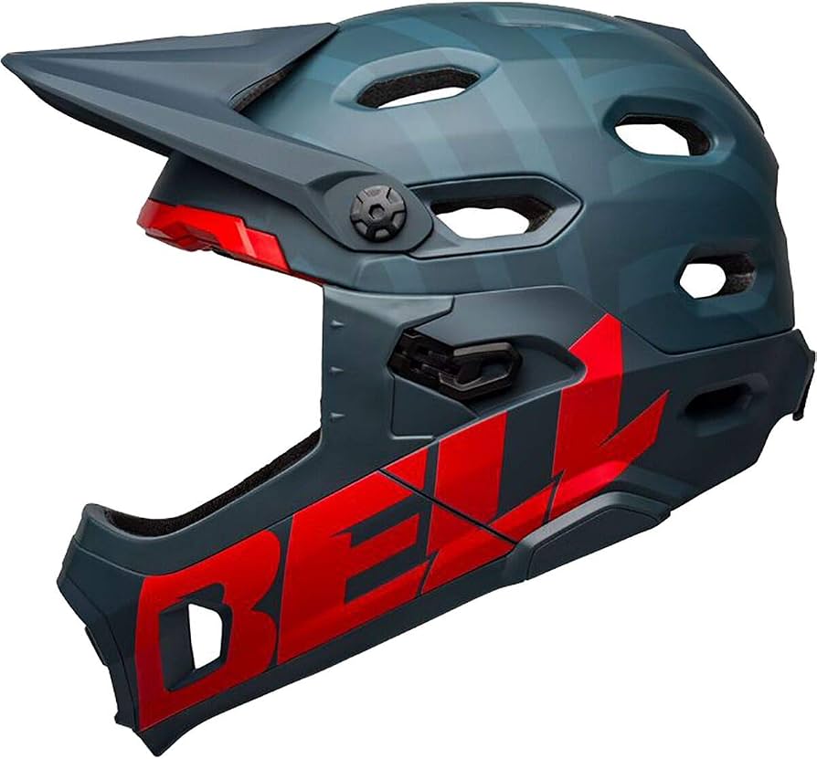 casco-bell-bicicleta-794ven-1.jpg Bell Bike Super Dh MIPS Cascos esféricos para bicicleta, color azul mate/carmesí, talla S : Amazon.es: Deportes y aire libre - Imagen 1