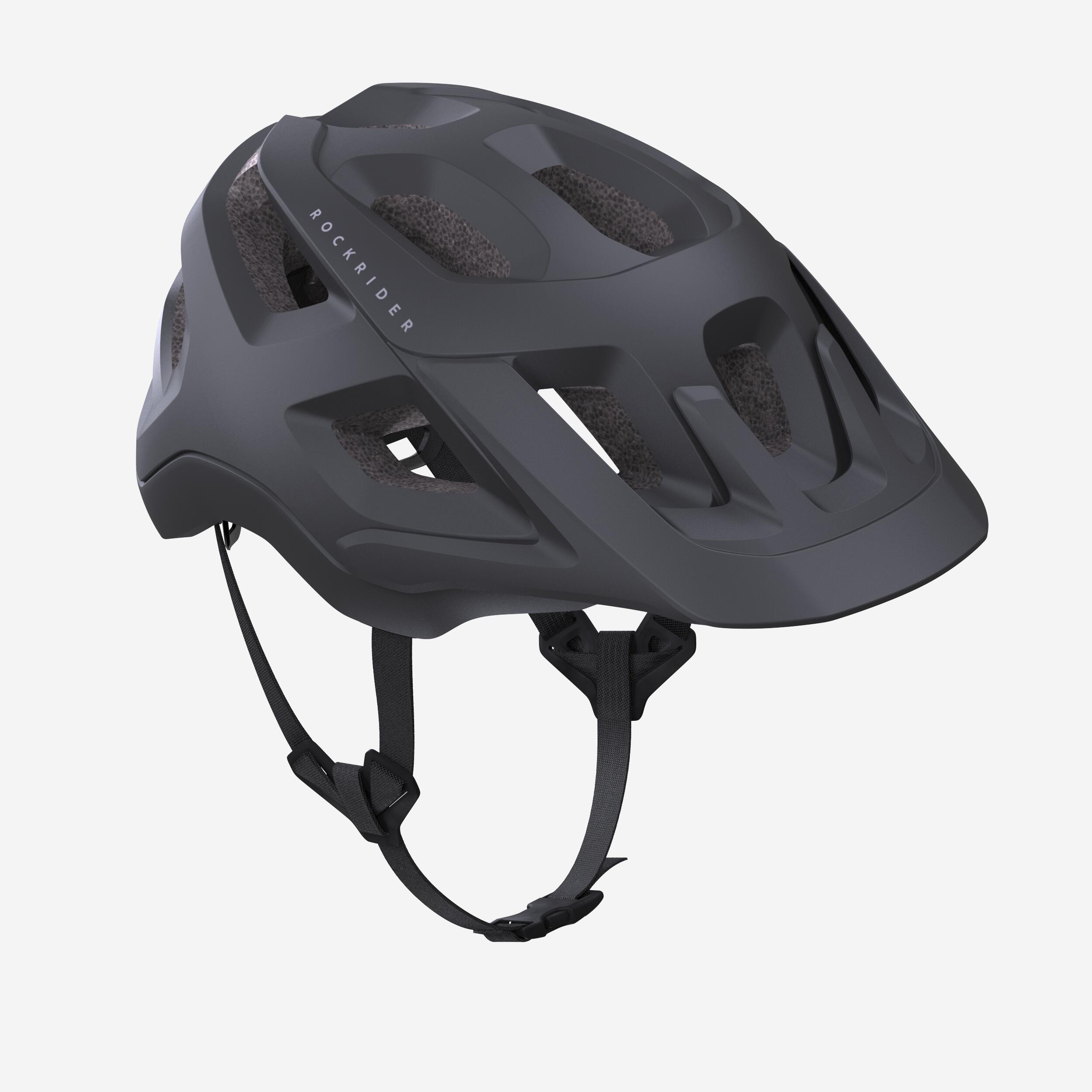 casco-bicicleta-mtb-766okp-1.jpg Casco bicicleta MTB adulto Rockrider ST 500 LTD negro - Imagen 1
