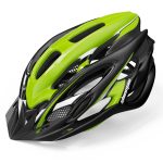 Shinmax Casco de bicicleta para hombre y mujer con luz, casco de bicicleta con visera, casco de bicicleta, superligero, ajustable, MTB adulto, con bolsa de almacenamiento (verde oscuro) : Amazon.es: Deportes y