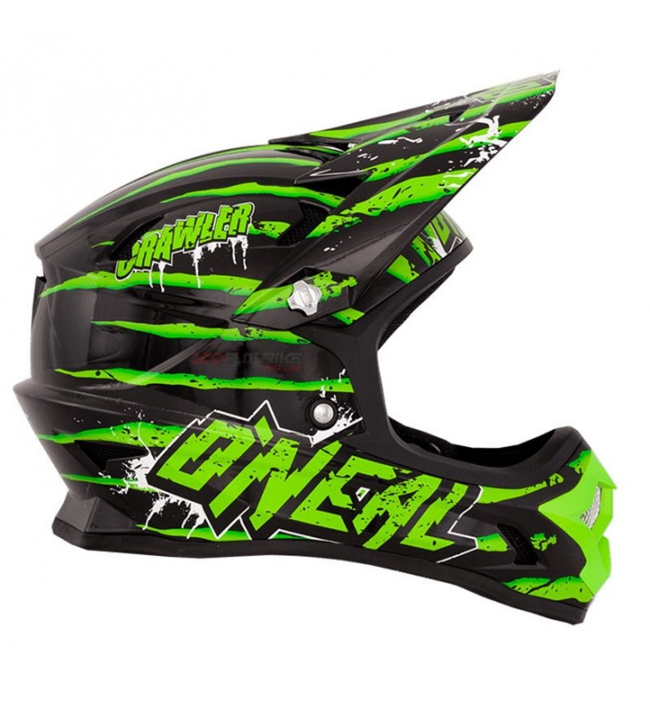 casco-integral-bici-237gbm-1.jpg Casco Integral Descenso Oneal Fury Fidlock DH Evo Crawler Negro/Verde - Imagen 1