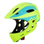 Bike Kids Casco Integral Casco de Bicicleta para niños Casco de Seguridad Ajustable con luz de Advertencia para Patinaje en Scooter : Amazon.es: Deportes y aire libre