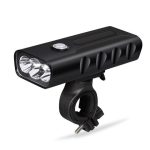 9transport Luz Delantera De 3 Focos Usb b013 Para Bicicleta, 800 Lúmenes, Batería 2400 Mah, Recargable Con Usb