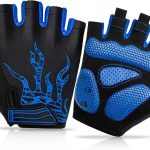 Guantes de ciclismo con medio dedo, guantes para bicicleta, gel antigolpes, antideslizante, transpirable, guantes de medio dedo, mitones para hombre, ...