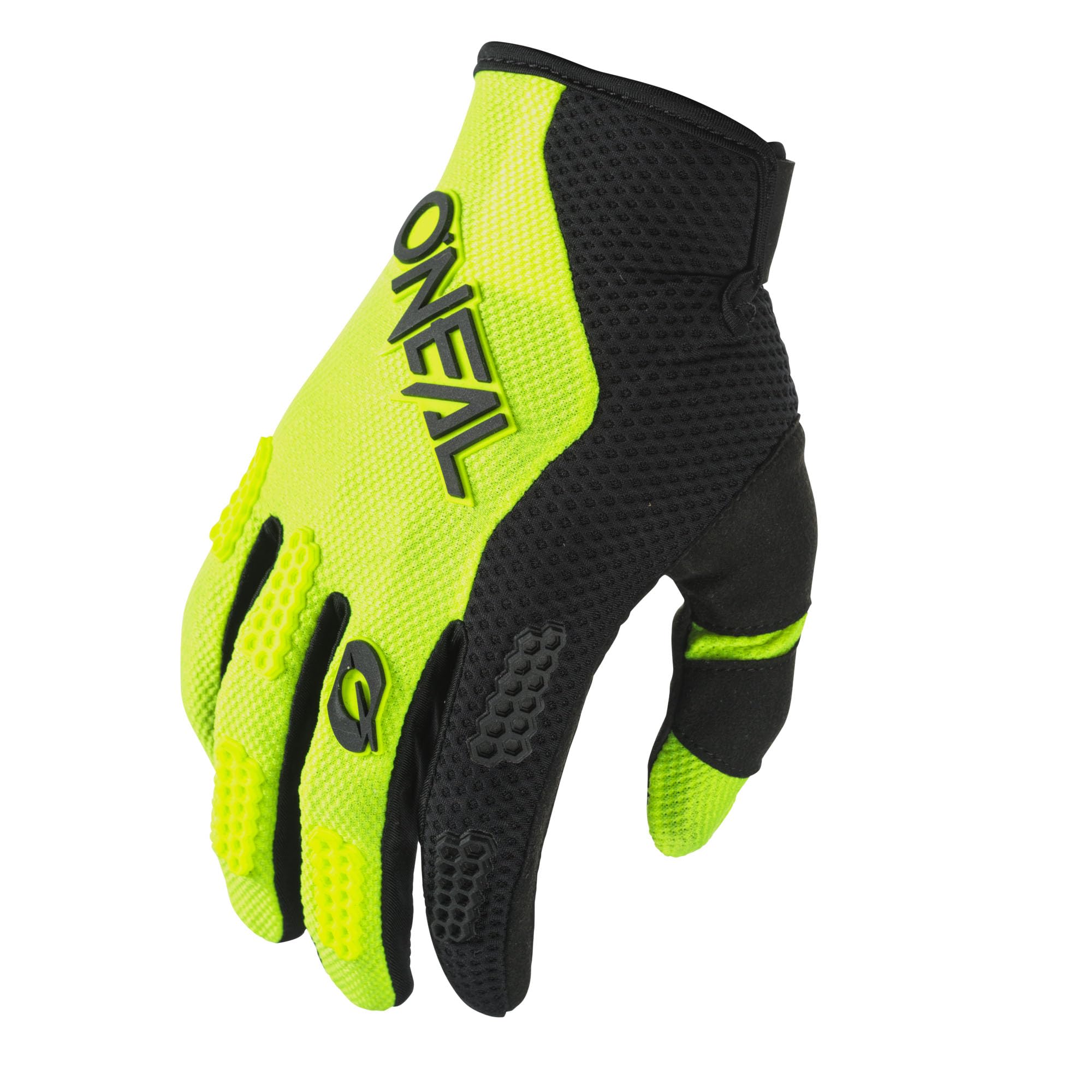 guantes-para-bici-444krs-1.jpg O'Neal | Guantes Bici y Motocross | MX MTB FR Descenso | Ajuste para máximo Confort, Material Transpirable | Guante Element RACEWEAR V.24 | Adulto | Negro Amarillo Neón | Talla M : Amazon.es: Coche y moto - Imagen 1