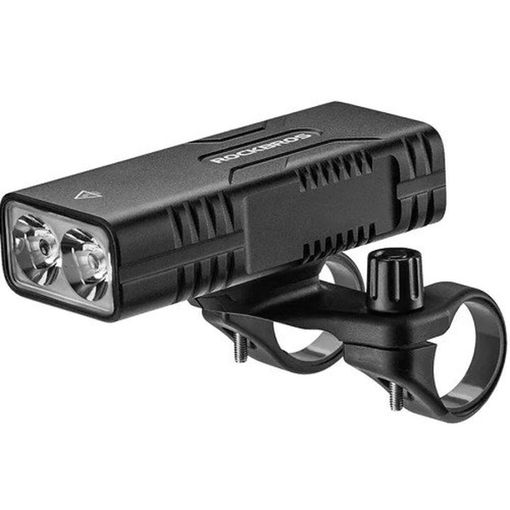 linterna-bicicleta-631qjv-1.jpg Linterna Led Para Bicicleta Rockbros Luz De Bicicleta Con Función De Powerbank - Imagen 1