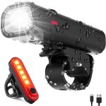 Kit Alumbrado Bicicleta luces bicicleta LED Potente Recarga USB Sensor
