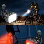 CIRYCASE Luz Bicicleta Potente LED, Luz Bici 8+12 Modos & USB Recargable | IPX6 Impermeable, Larga Vida Útil de la Batería, Luces Bicicleta Delantera y Trasera para Ciclismo de Montaña y Carretera :