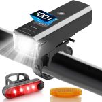 Luz Delantera Bicicleta Potente LED Súper 2000 Lúmenes 1500mAh Autonomía Ultralarga 5+4 Modos de Luminosité Luces Bici Recargable USB Resistente IP65 Luces Bicicleta Delantera y Trasera : Amazon.es: Deportes y aire libre