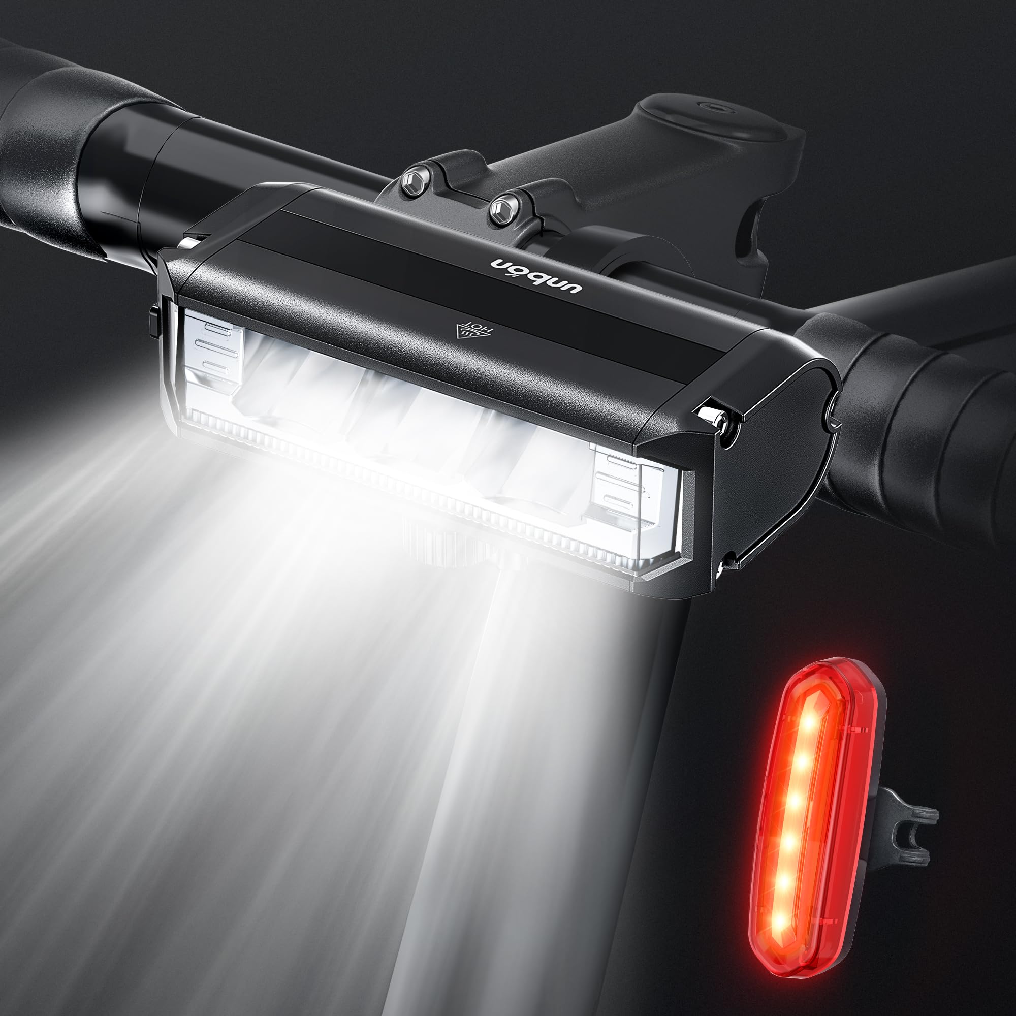 luz-delantera-para-bicicleta-361evn-1.jpg Luces Bicicleta Delantera y Trasera, UNBON Luz Bicicleta LED Potente Recargable USB 5 Modos Impermeable IPX5 Luz Delantera Trasera para Bicicleta MTB : Amazon.es: Deportes y aire libre - Imagen 1