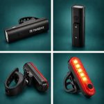 Kit Alumbrado Bicicleta luces bicicleta LED Potente Recarga USB Sensor