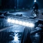 Luz delantera para bicicleta – 1400 lúmenes, recargable por USB y resistente a la intemperie