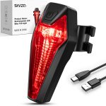 Amitor Luz Trasera Bicicleta con Luz de Freno, Luz Bicicleta Trasera Recargable USB, Impermeable Luz Trasera Bici para Ciclismo de Carretera y Montaña de la Noche : Amazon.es: Deportes y aire libre