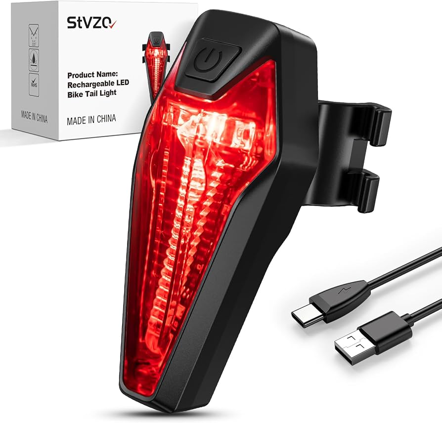 luz-trasera-bici-carretera-781ioc-1.jpg Amitor Luz Trasera Bicicleta con Luz de Freno, Luz Bicicleta Trasera Recargable USB, Impermeable Luz Trasera Bici para Ciclismo de Carretera y Montaña de la Noche : Amazon.es: Deportes y aire libre - Imagen 1