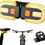 Luz Trasera Bicicleta Potente LED con Intermitentes y Mando – Luz Bicicleta Trasera Recargable USB, IPX4 Impermeable – Luces para Bicicletas, Luz Trasera Bicicleta Seguridad : Amazon.es: Deportes y aire libre