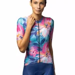ALÉ Maillot de ciclismo para mujer Jardin