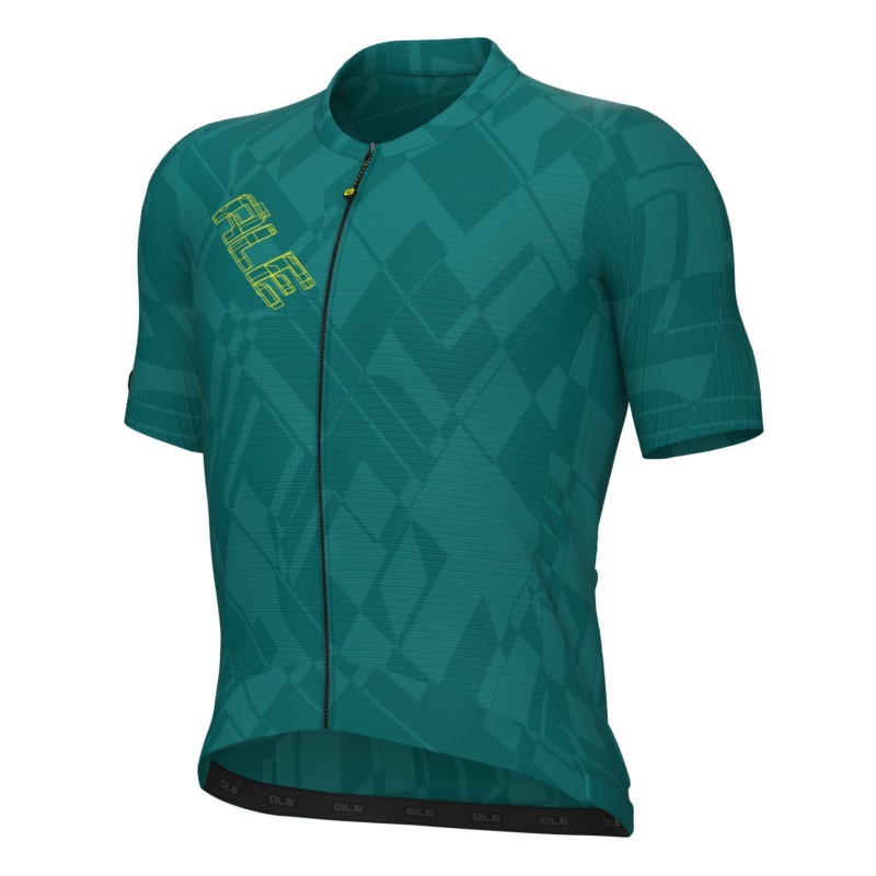 maillot-ale-503pdo-1.jpg Maillot ciclismo Alé corto PR E Schema Hombre Esmeralda - Imagen 1