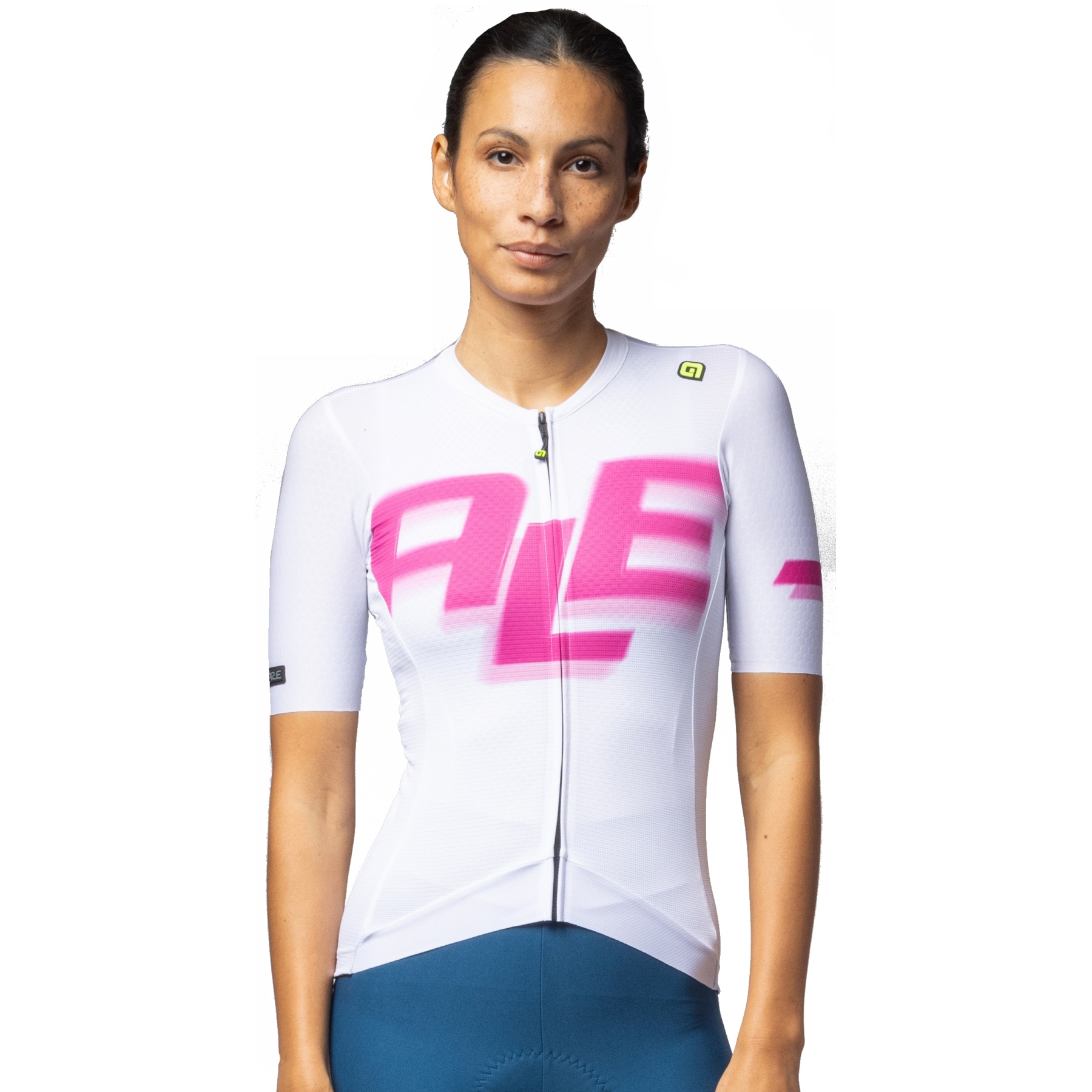 maillot-ale-628yop-1.jpg Alé Maillot de Manga Corta Mujer PR E Sauvage blanco | BIKE24 - Imagen 1