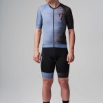Maillot hombre Void Velto manga corta negro/azul