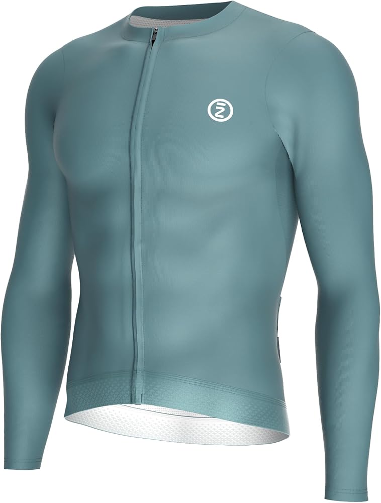 maillot-manga-larga-verano-100fzk-1.jpg INBIKE Maillot Ciclismo Hombre Camiseta Ciclismo Manga Larga Maillot MTB con 3 Bolsillos Transpirable Elástico UV Protect Secado rápido Azul,S : Amazon.es: Moda - Imagen 1