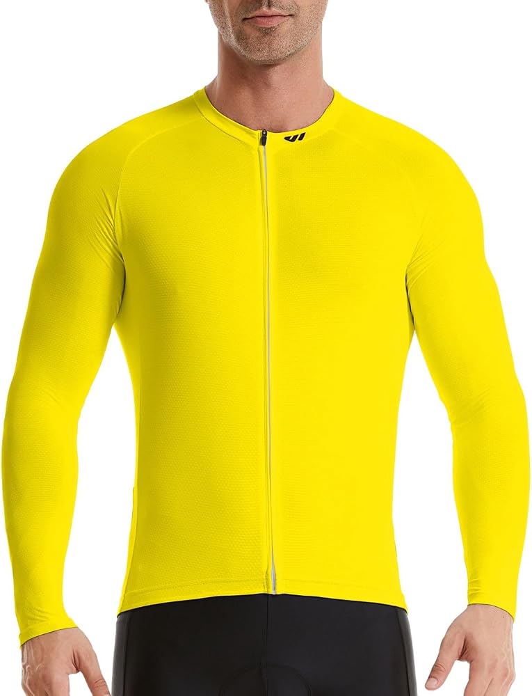maillot-manga-larga-verano-307zra-1.jpg Wulibike Maillot Ciclismo Hombre Manga Larga, Maillot Ciclismo Primavera y Verano Manga Larga Hombre, Maillot Ciclismo Reflectante Transpirable con Bolsillos : Amazon.es: Moda - Imagen 1