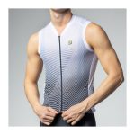 Maillot ciclismo ALÉ Sin Mangas PR E Modular Sleeveless Blanco