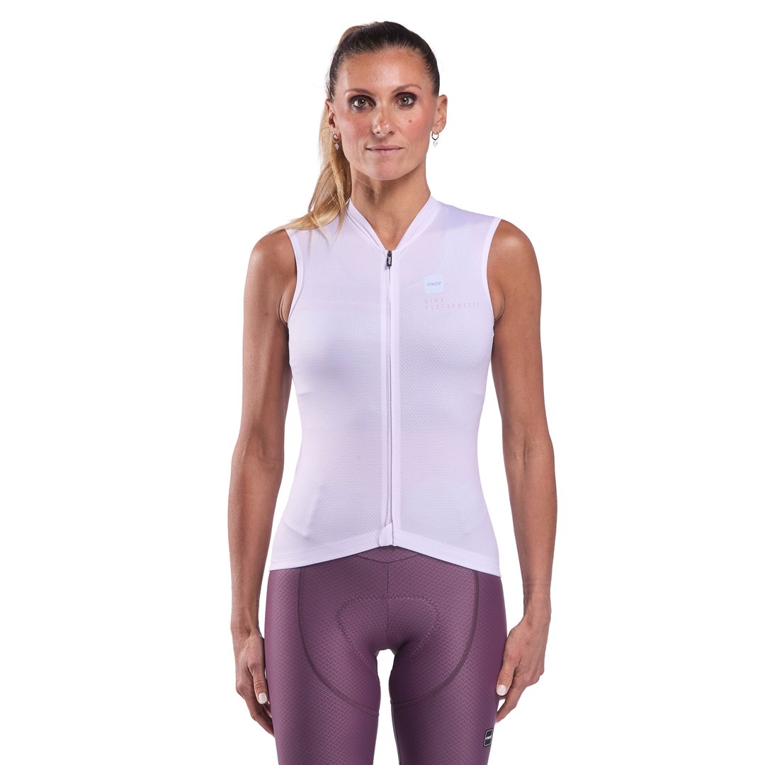 maillot-sin-mangas-802jnu-1.jpg Maillot de mujer EKOI Perf STREAMLINE sin mangas Rosa empolvado - Imagen 1