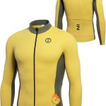 INBIKE Maillot de Ciclismo Térmico Invierno Secado Rápido Maillot MTB con Mangas Largas Polar Cálido Camiseta para Deportes al Aire Libre Bicicleta Elástico Amarillo S : Amazon.es: Moda