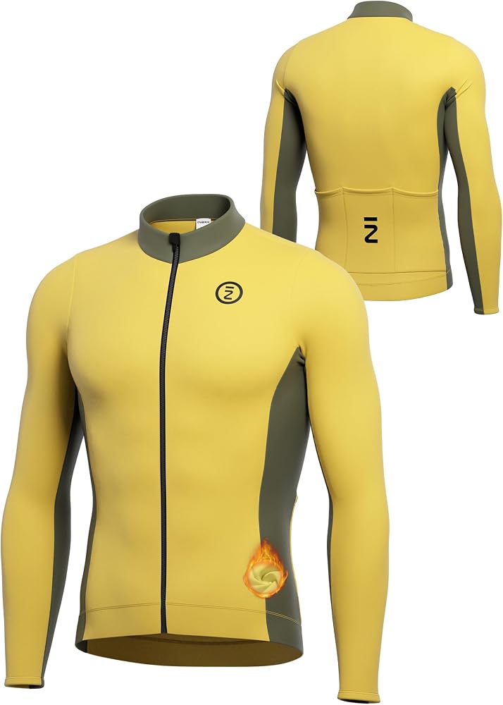 maillot-termico-ciclismo-035bhz-1.jpg INBIKE Maillot de Ciclismo Térmico Invierno Secado Rápido Maillot MTB con Mangas Largas Polar Cálido Camiseta para Deportes al Aire Libre Bicicleta Elástico Amarillo S : Amazon.es: Moda - Imagen 1