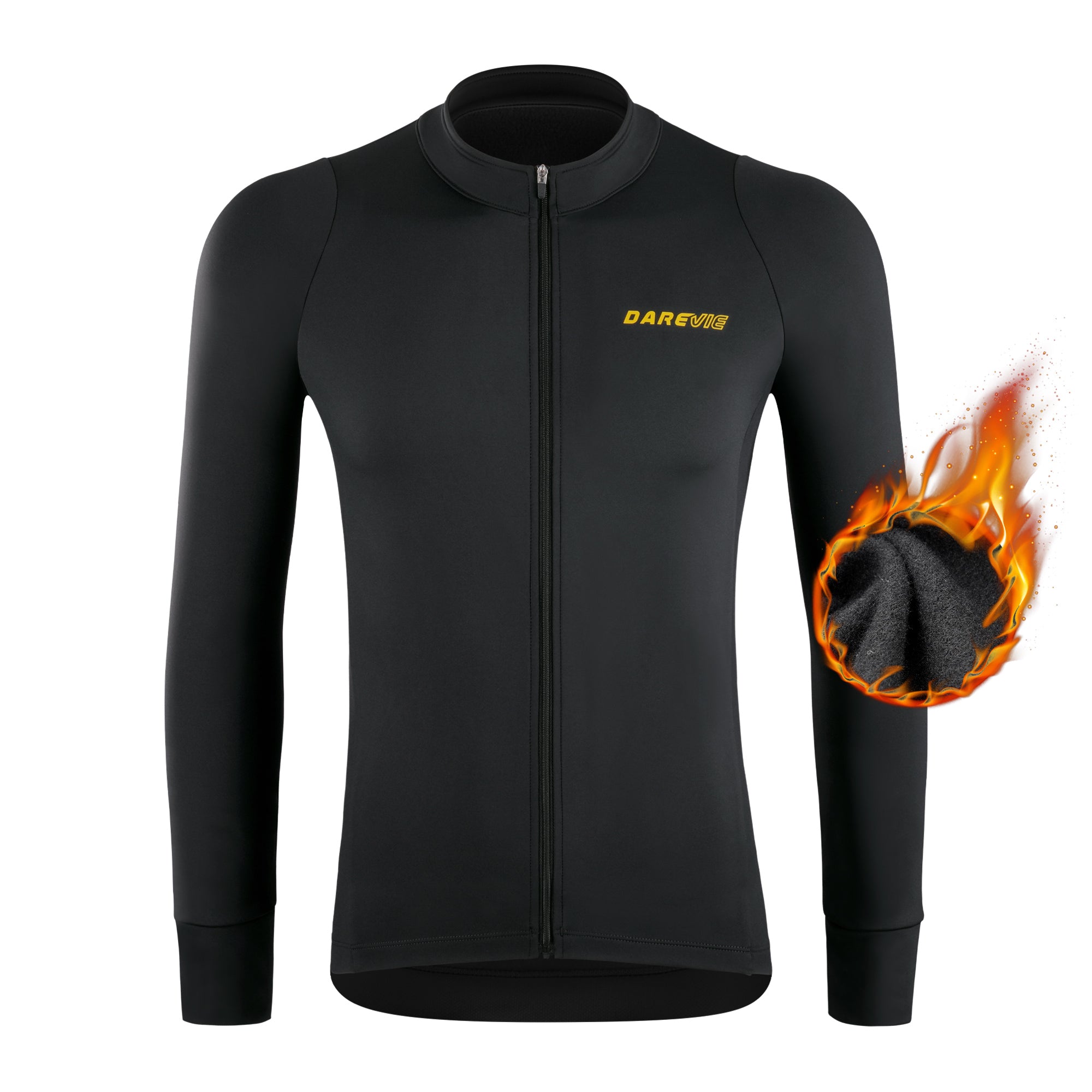 maillot-termico-ciclismo-596spp-1.jpg ATAQUE TÉRMICO maillot de ciclismo NEGRO XS EU/US - Imagen 1