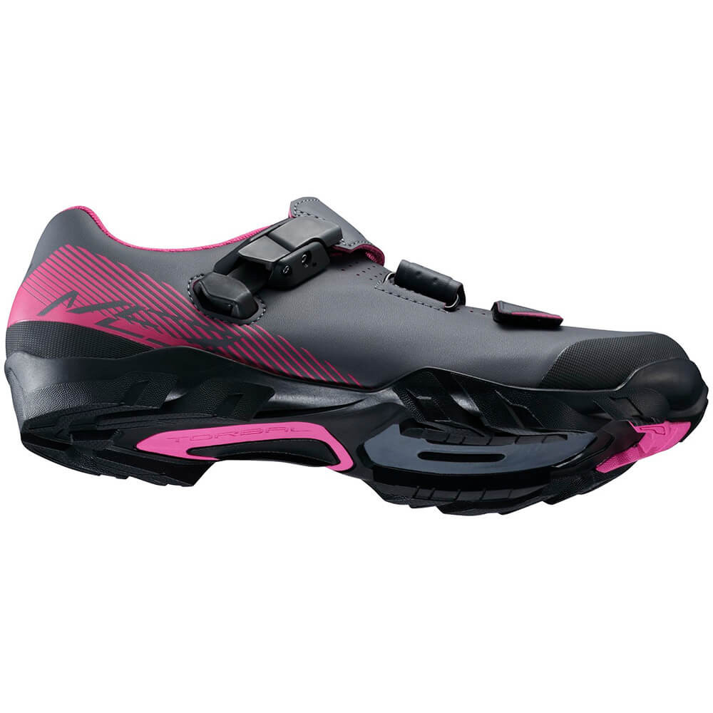 zapatillas-bicicleta-mtb-211vak-1.jpg ZAPATILLAS SHIMANO MTB ME3 WOMEN COLOR Gris/Rosa TALLA 36 - Imagen 1