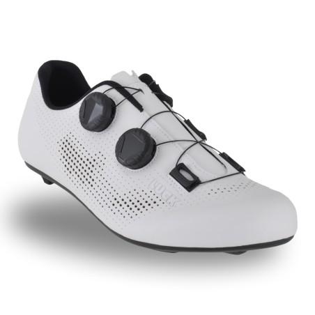 zapatillas-ciclismo-carretera-blancas-249gqj-1.jpg Zapatillas Carretera Luck Pilot Blancas - Imagen 1