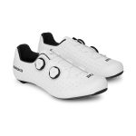 Zapatillas de ciclismo carretera Hombre y Mujer OKORIS WHITE Blanco | Decathlon